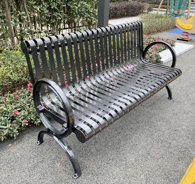 Custom wrought iron benches sale