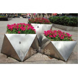 Metal Outdoor Stand Stainless Steel Flower Pot