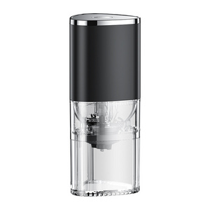 New portable transparent electric coffee grinder small home coffee bean grinder USB wireless bean grinder