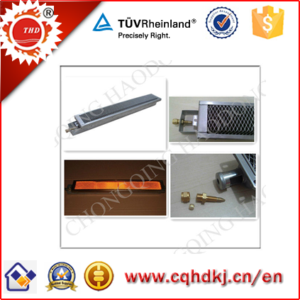 Infrared burner for commercial coffee roaster machine