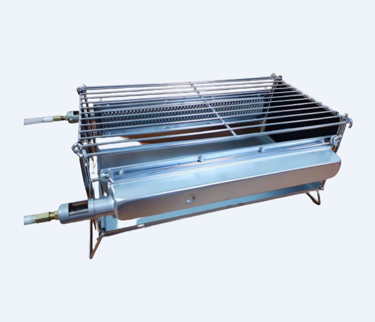 High Quality Commercial Infrared Ceramic Tiles Steel Metal BBQ Yakitori Grill with Electronic Ignition Easily Cleaned THD405