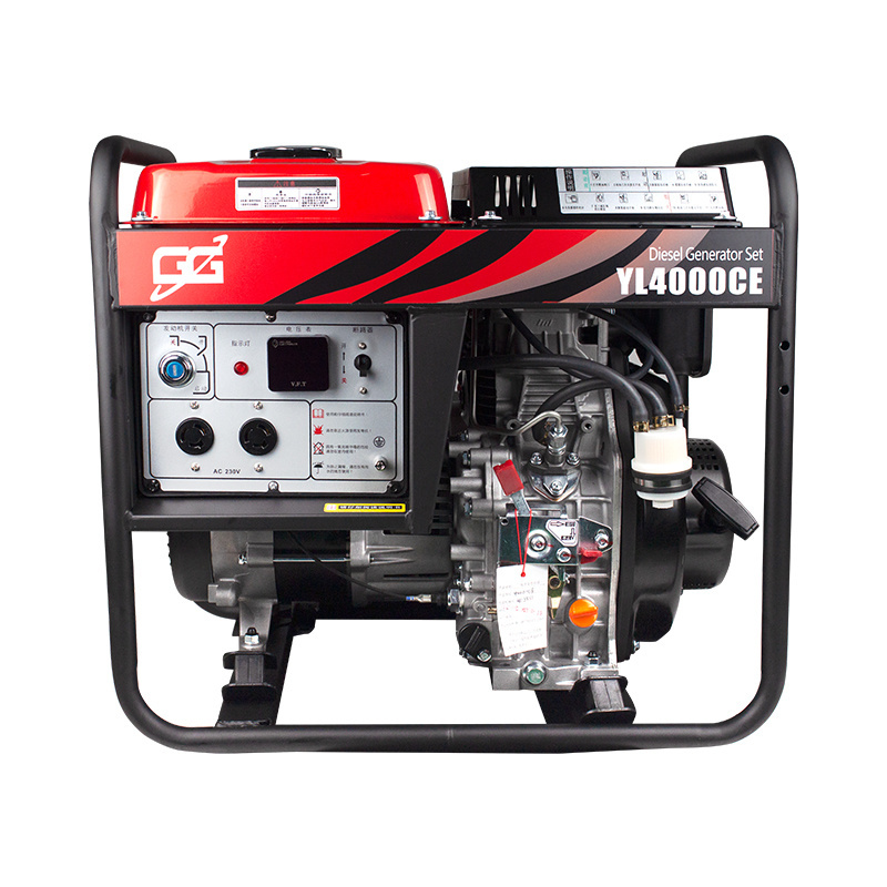 3kva 5kw 5kva 5.5kva 6kva 6.5kva 7kva 8kva 10kw 12kw Open Frame Diesel Generators Three Phase With Good Price Wheels