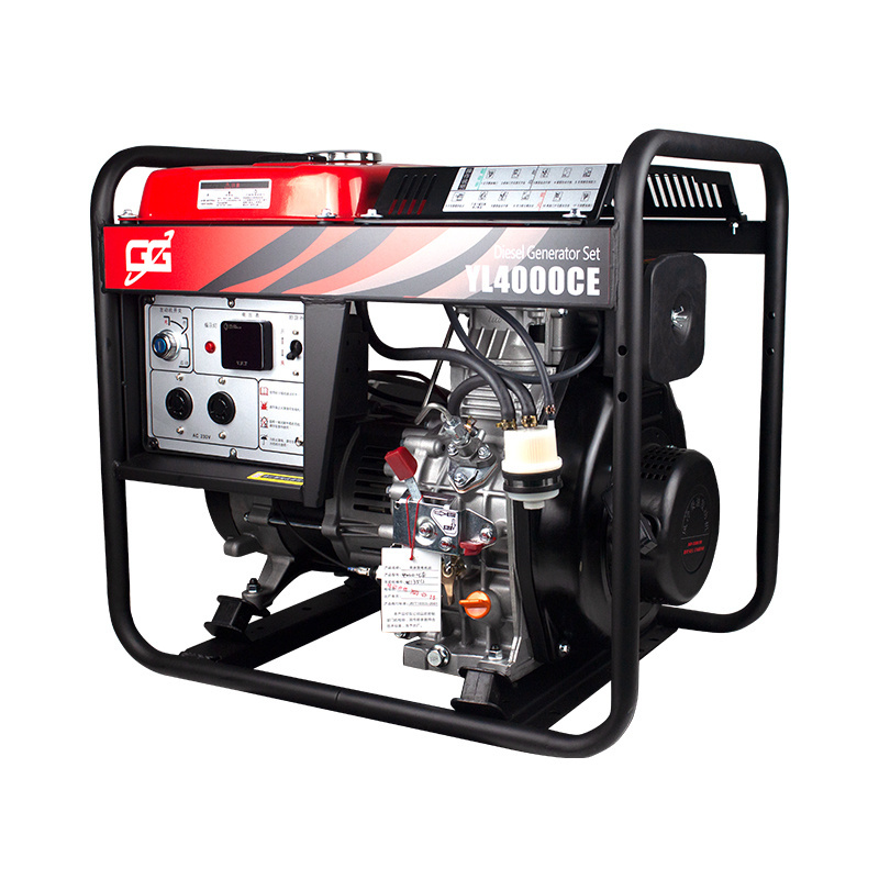 3kva 5kw 5kva 5.5kva 6kva 6.5kva 7kva 8kva 10kw 12kw Open Frame Diesel Generators Three Phase With Good Price Wheels