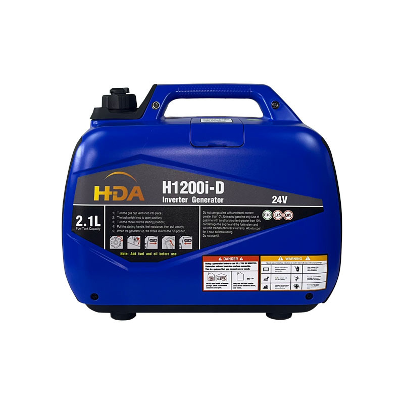 MINI portable 1000Watt 48V 60V 72V gasoline DC silent Generator H1200i-D for electric two vehicle