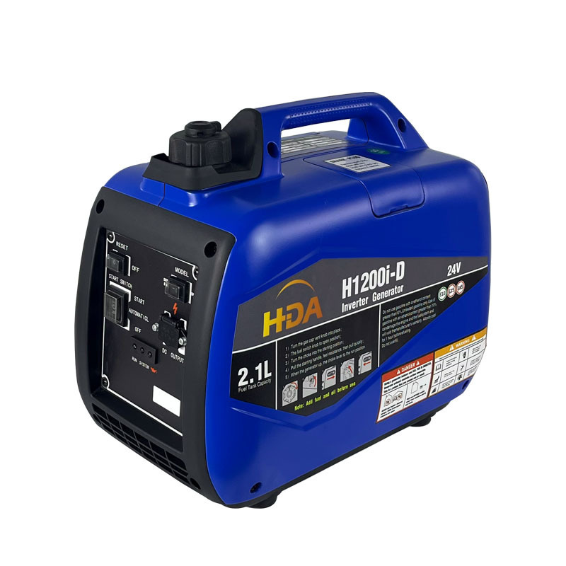 MINI portable 1000Watt 48V 60V 72V gasoline DC silent Generator H1200i-D for electric two vehicle