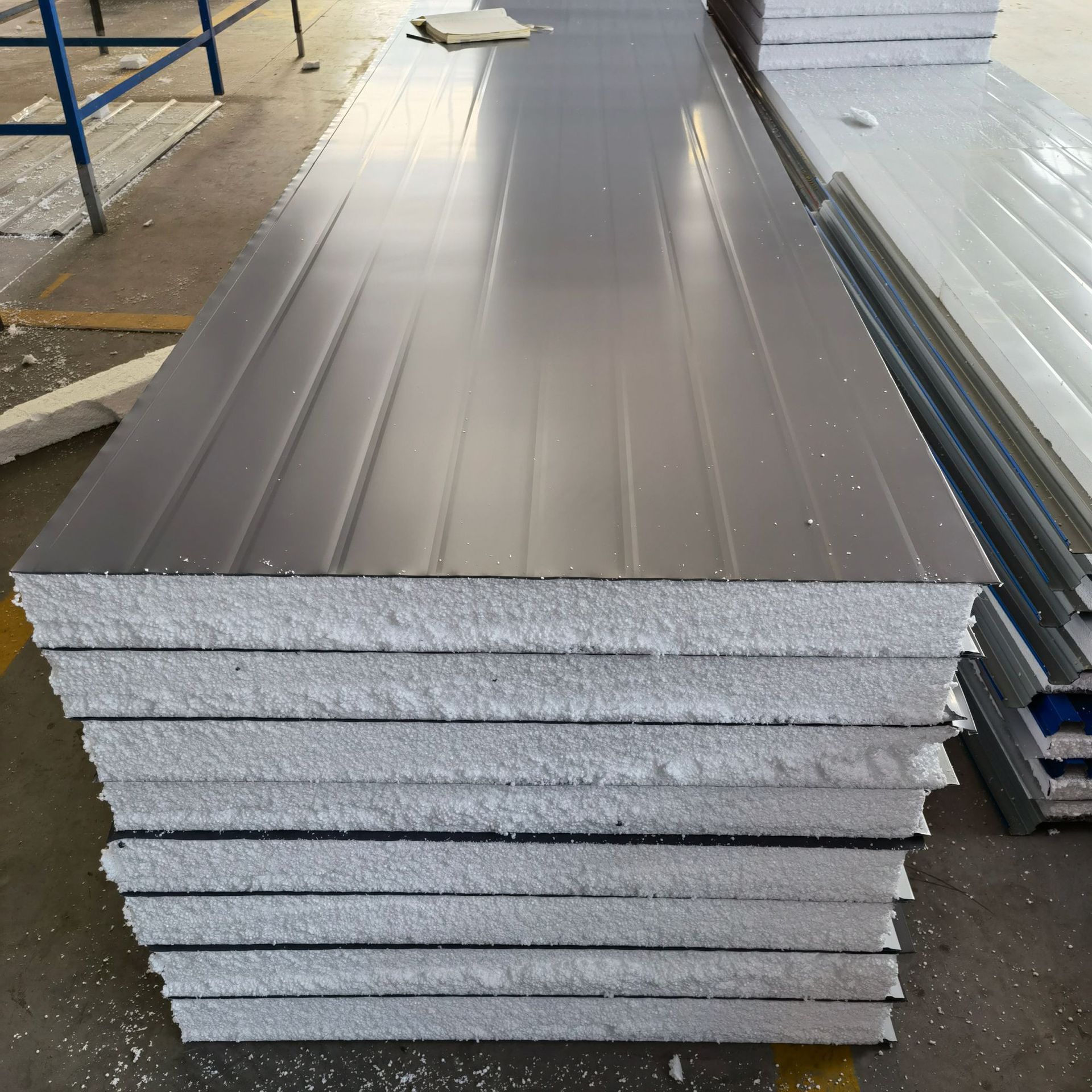 Ceiling Partition Wall Heat Insulation Fire Insulation Color Steel Plate Medicine Food Purification Workshop Eps Sandwich Panel