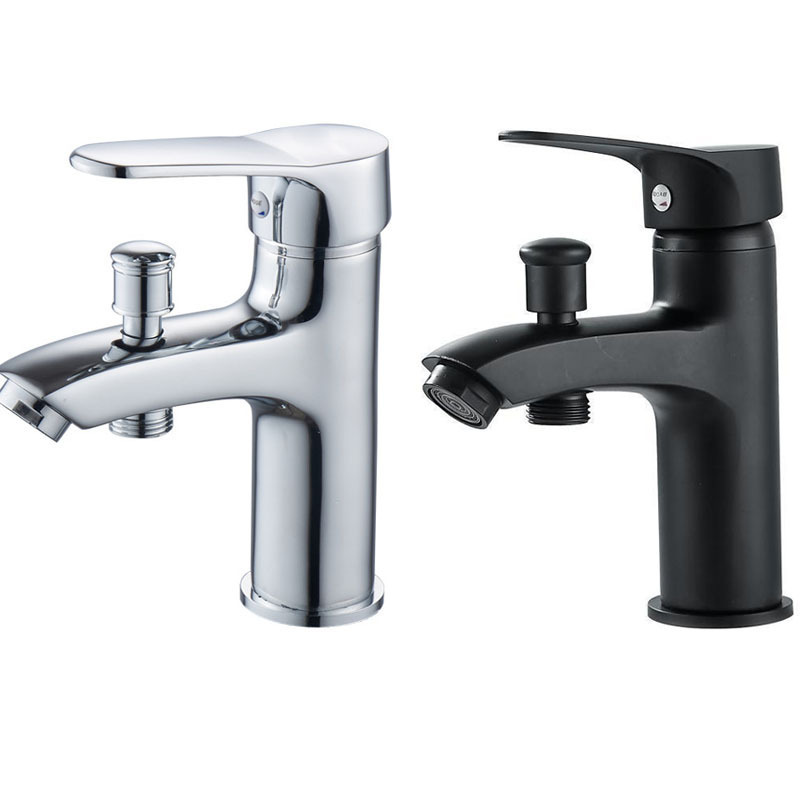 Dual Wash Hand Basin Basin Multi-Function Hot And Cold Faucet With Shower Sprinkler Mixing Valve Face Wash Basin