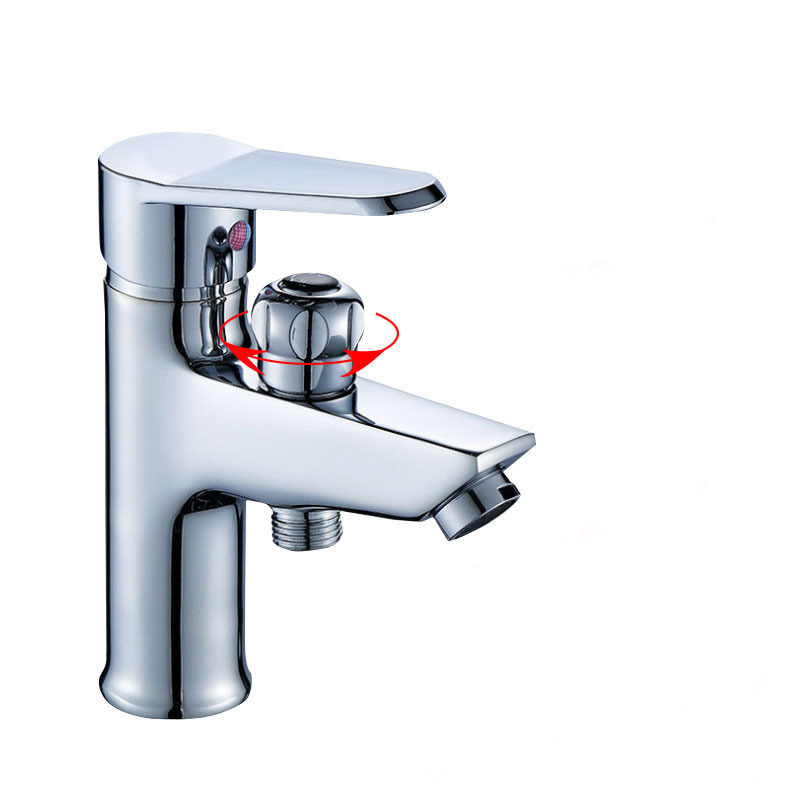 Dual Wash Hand Basin Basin Multi-Function Hot And Cold Faucet With Shower Sprinkler Mixing Valve Face Wash Basin