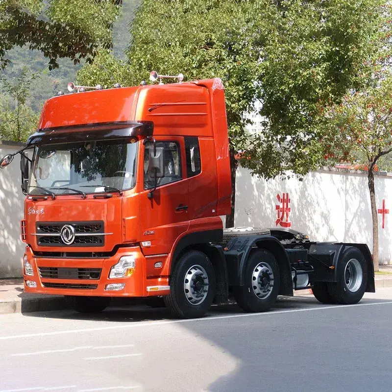 2023 China famous brand Dongfeng Tianlong low-price 0km used tractor truck 6X4 stable trailer head Euro 2- Euro 5 for sale