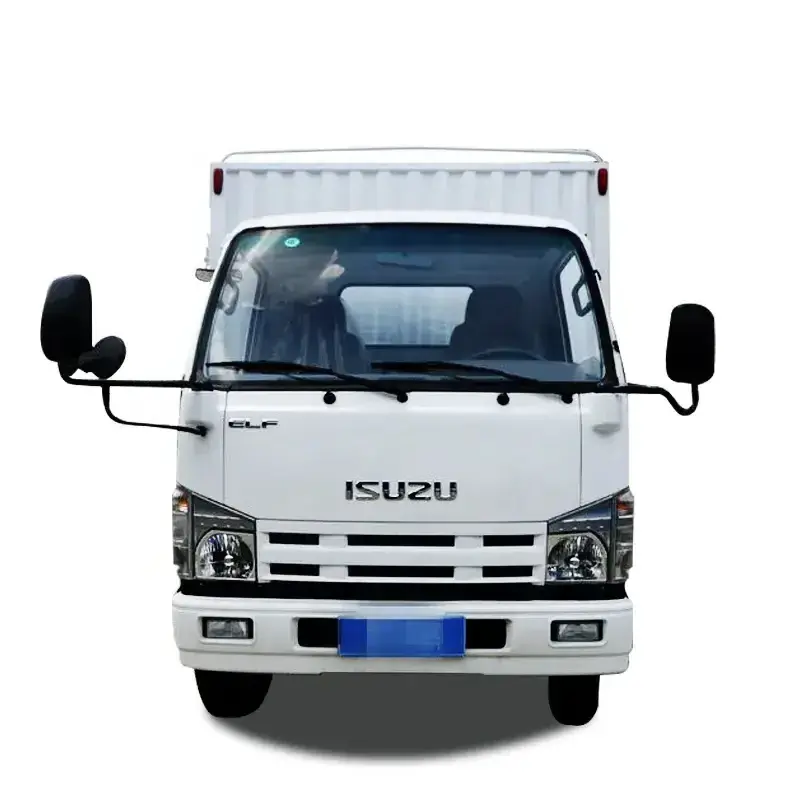 Different Models of ISUZU cargo van truck with side open door NKR light duty for wholesale ELF trucks top quality