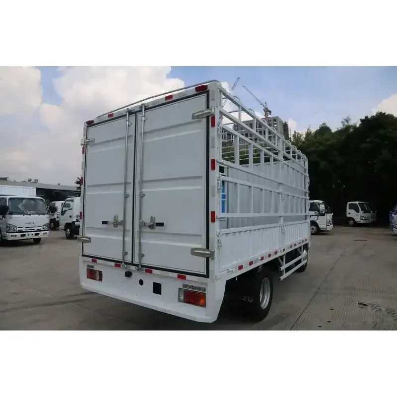 Different Models of ISUZU cargo van truck with side open door NKR light duty for wholesale ELF trucks top quality