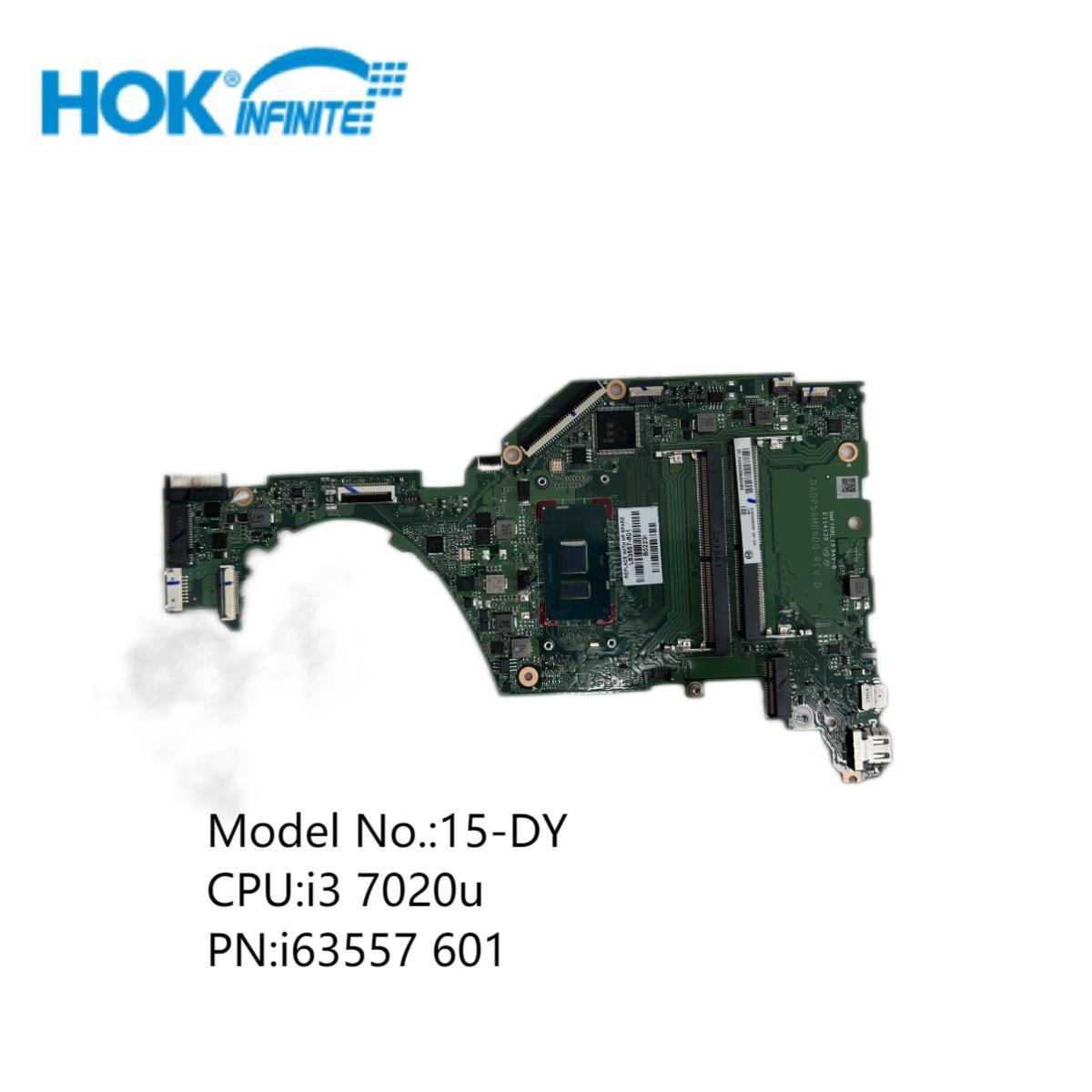 Factory Wholesale Intel Core I3-7020U DDR4 Integrated Graphics Card Laptop Computer Motherboard For Hp 15-DY DAOP5AMB6DO