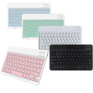 Wholesale 10" Russian Thai Arabic French Spanish Bluetooth Keyboard for Mobile Phone Tablet Laptop