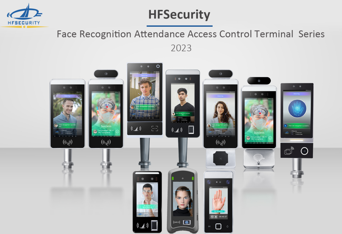 HFSecurity FR07 Waterproof Time Attendance Software SDK NFC Fingerprint Face Recognition Access Control Door Lock