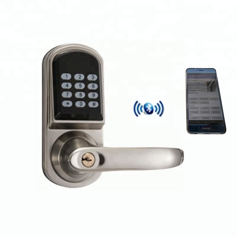 HF-LC901 Digital Electronic Security Door Handle Keyless Keypad Smart Door Lock