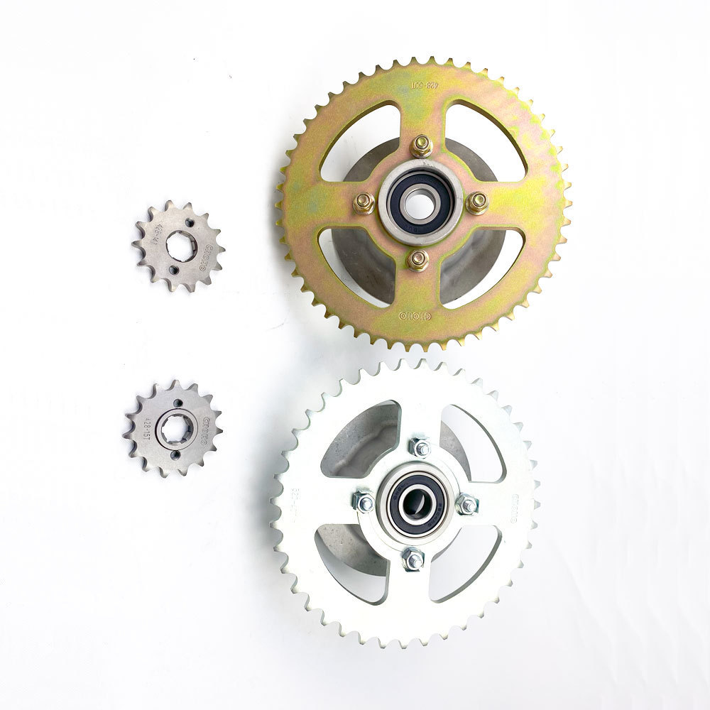 Motorcycle Transmission Parts 520H-40T 428H 50T 428H-120lL Chain Motorcycle Sprocket Set for BRAZIL scrambling  Motorcycle Parts