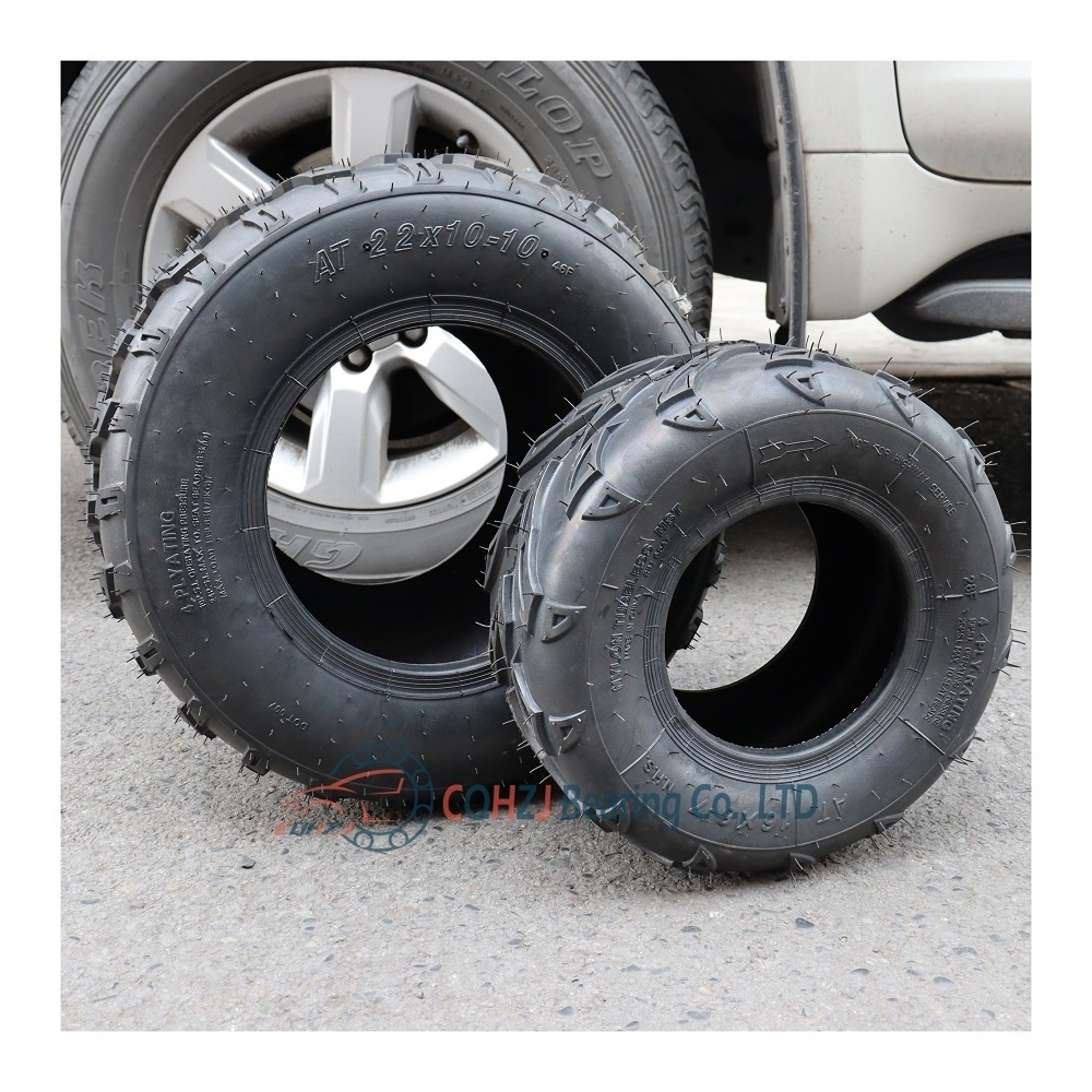 CQHZJ Good Price ATV Tires 22*10-10 Tubeless Rubber Inch 10 Wheel Cart Tire 4PR with High Performance