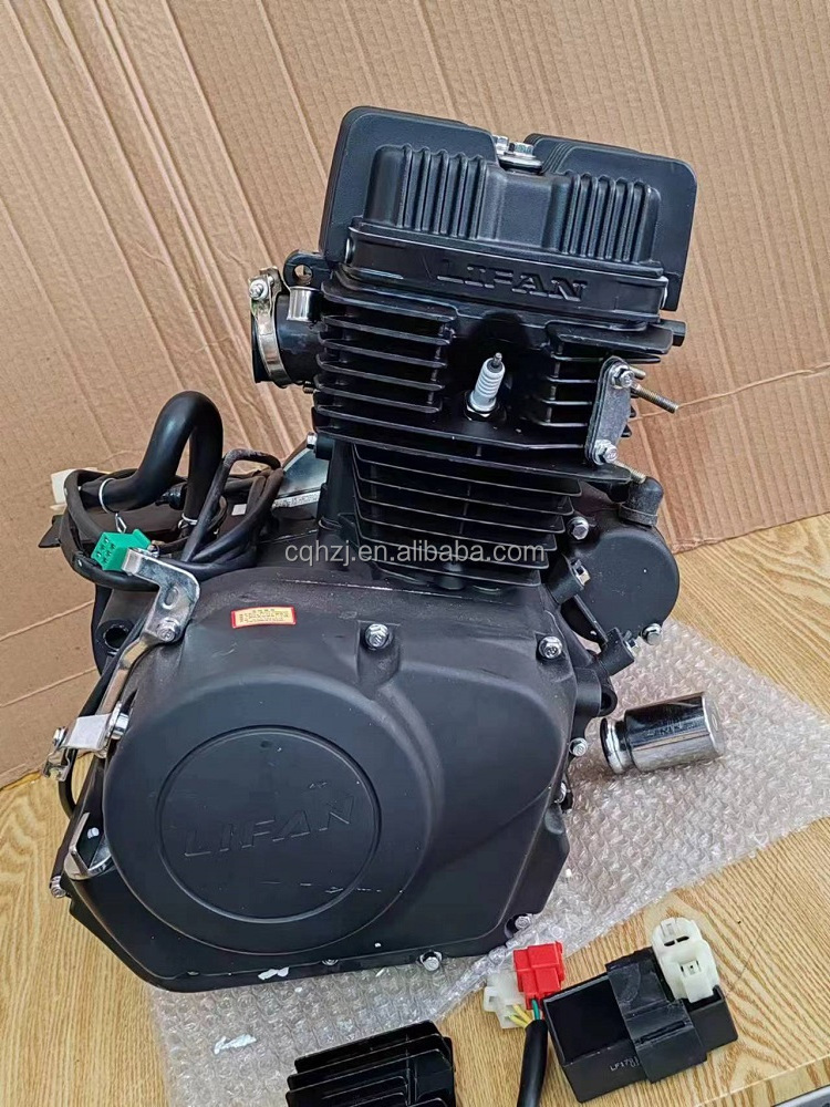 CQHZJ Wholesale LIFAN Motorcycle Engine 200cc Lifan engine  4 Stroke Motorcycle Engine Assembly two cylinder With Balance Shaft