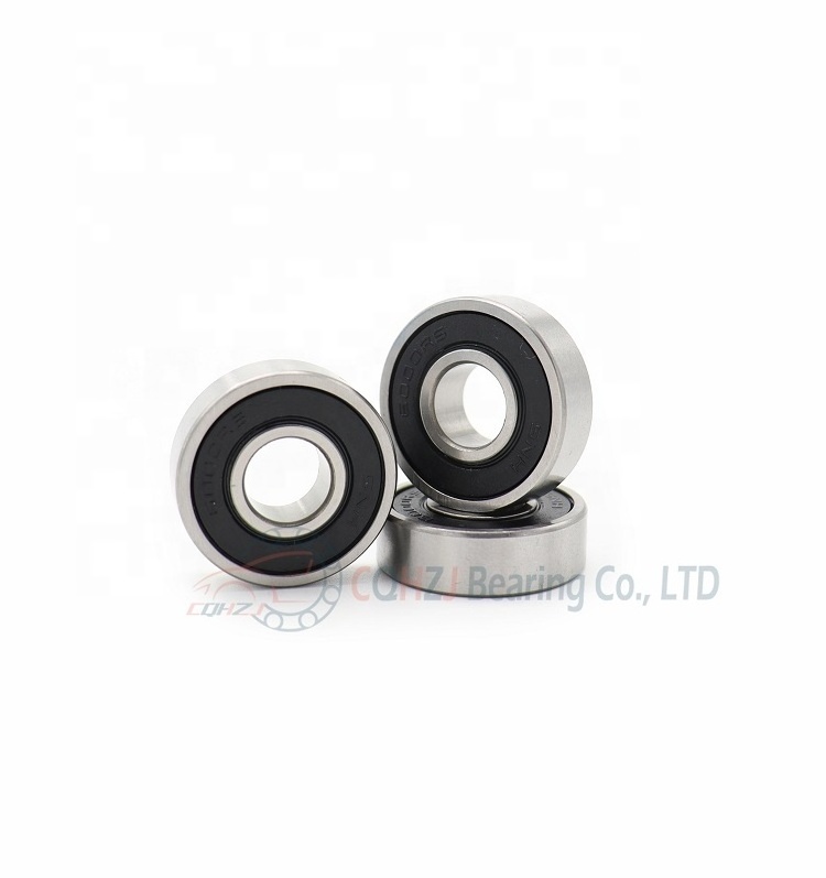 Factory direct chrome steel bearings double rubber seal 6000 2RS deep groove ball bearing