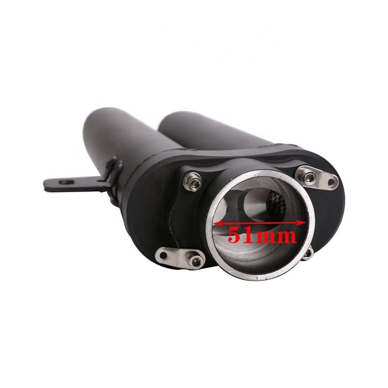 CQJB High Quality Aluminium Alloy Muffler Motorcycle Exhaust Muffler Pipe YMH R1R6R3 Motorcycle Exhaust Pipe