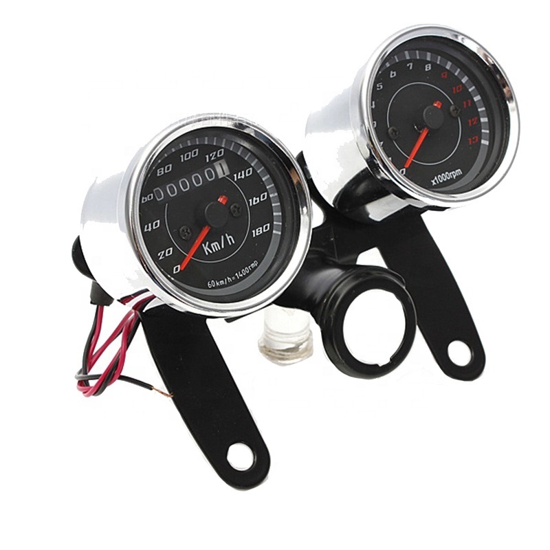 CQJB High Quality 12V Speed Meter Motorcycle 90MM CD70 Motorcycle Meter