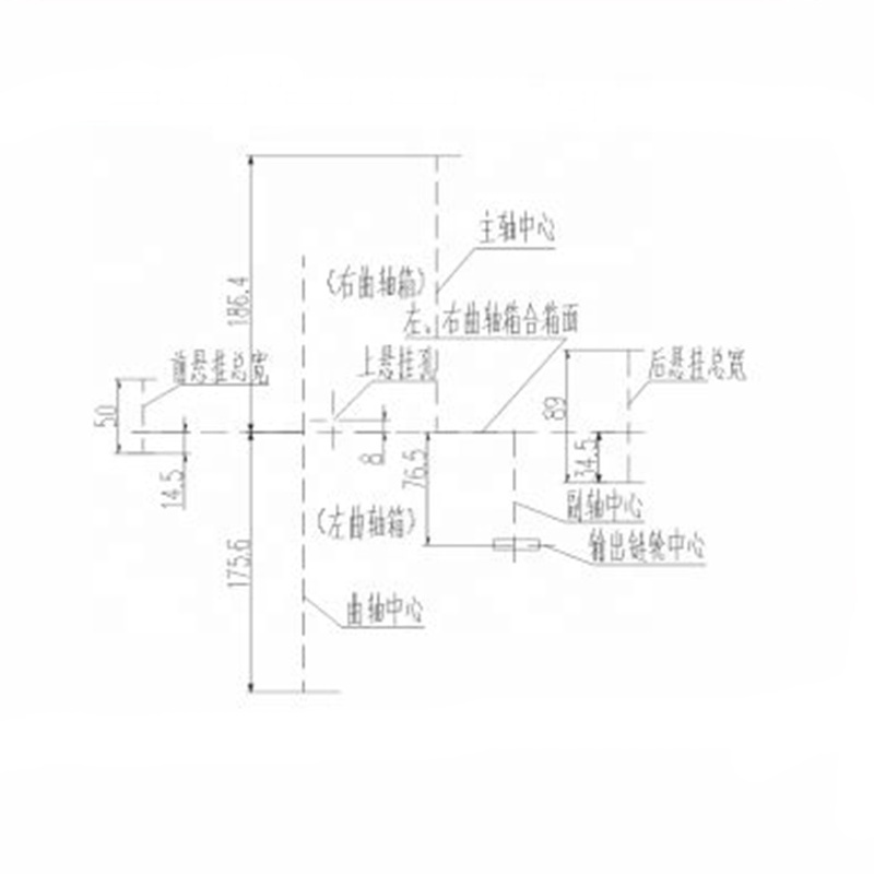 CQJB High Quality Motorcycle Engine 2 Cylinder CB125T Air Cooled Motorcycle Engine Assembly