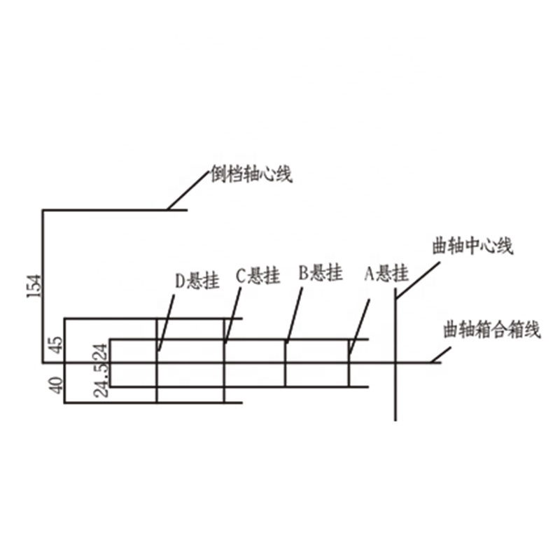 CQJB High Quality Motorcycle Engine GN300 Water Cooled Motorcycle Engine Assembly