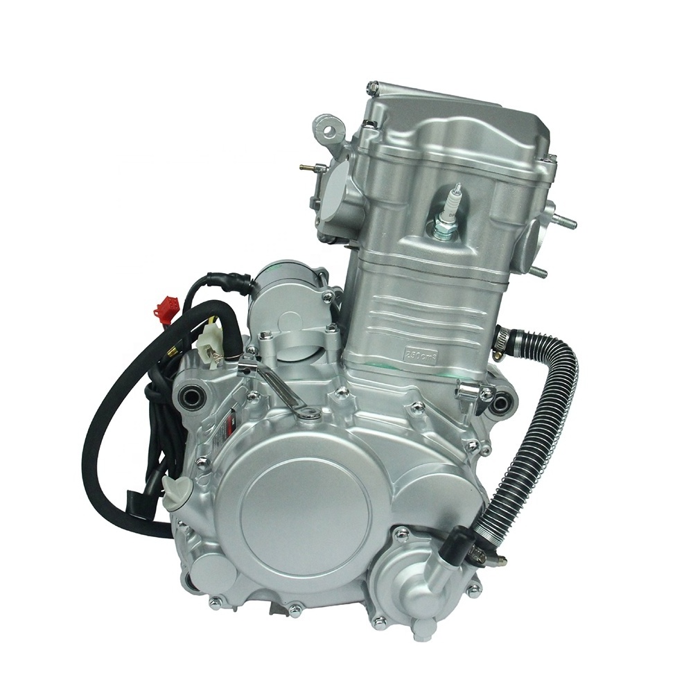 CQJB Factory Direct Sales SHINERAY motorcycle engine assembly ATV CG250 water-cooled reverse gear engine 4 + 1