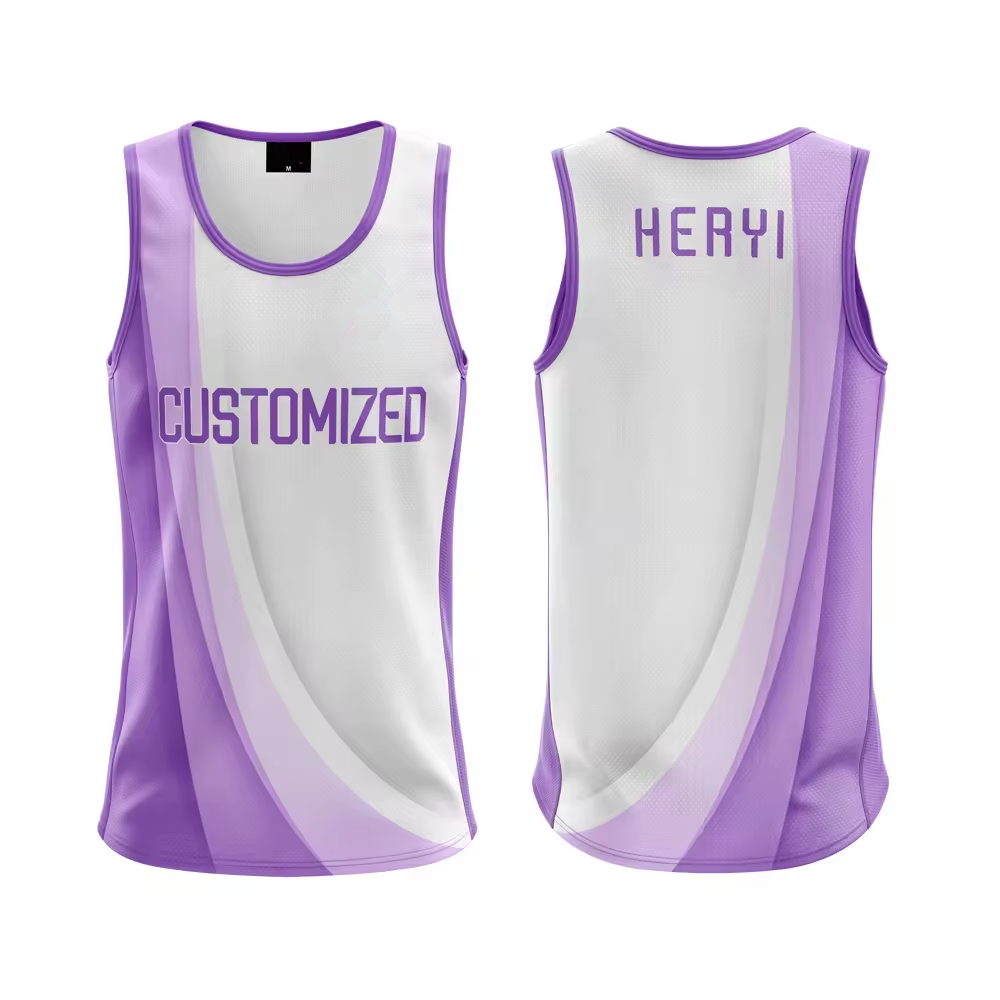 custom sublimated mesh Sports Tank Tops for men Basketball singlets quick dry kids Soccer Volleyball vest