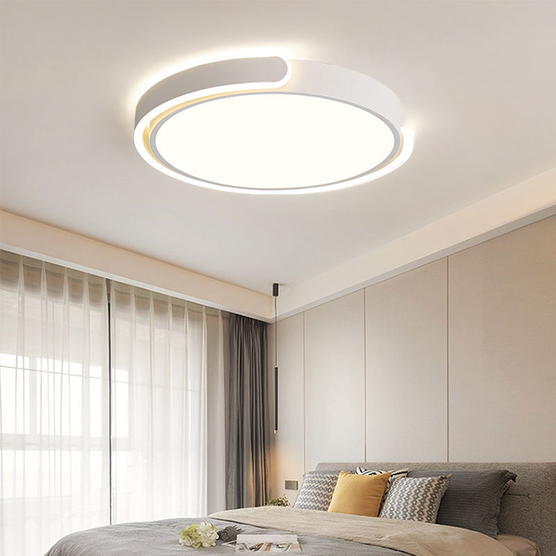 Hot sale Modern Indoor Lighting Fixture White Round LED Ceiling Lamp For Bedroom Ceiling Light