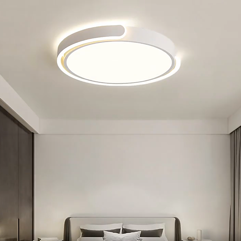 Hot sale Modern Indoor Lighting Fixture White Round LED Ceiling Lamp For Bedroom Ceiling Light