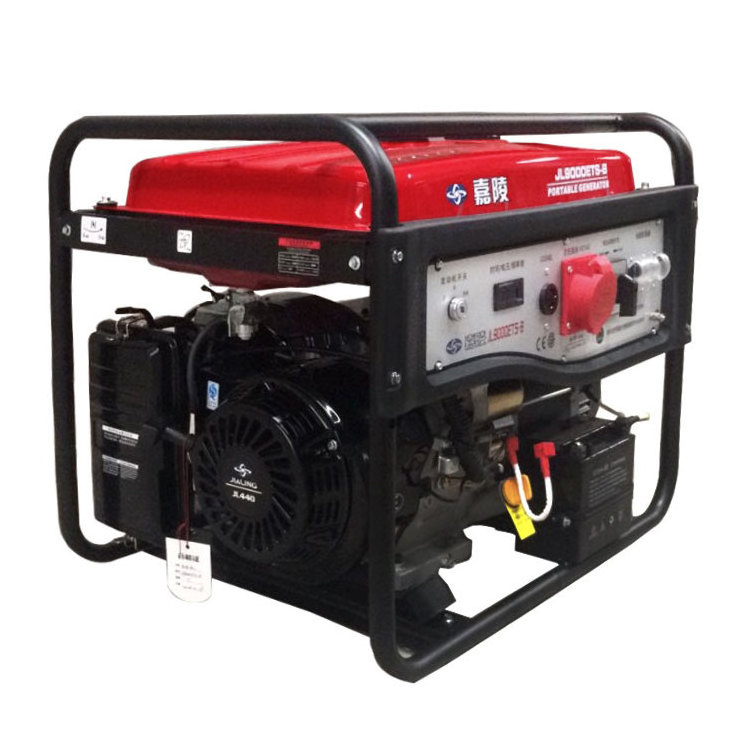 7.5kW Power 8.0kva Generator, Portable 7500w Gasoline Generator single/3-phase Silent Ac Generator