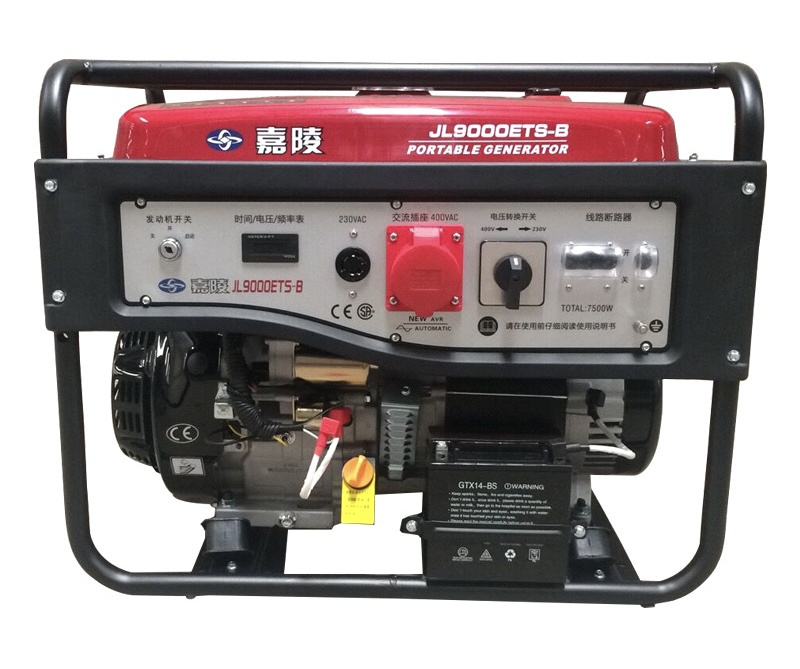 7.5kW Power 8.0kva Generator, Portable 7500w Gasoline Generator single/3-phase Silent Ac Generator