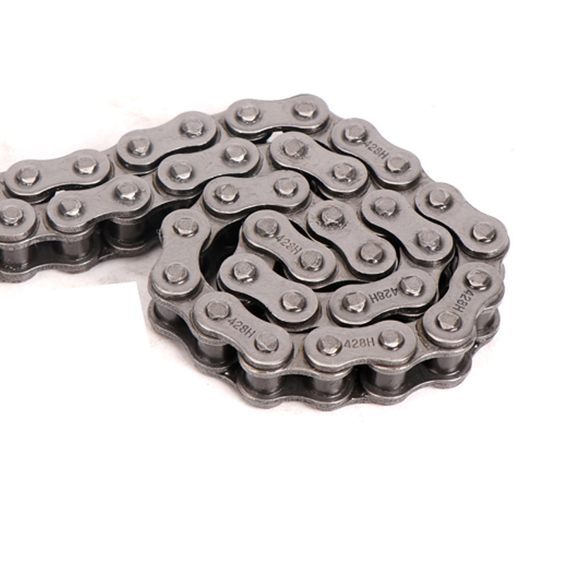 Motorcycle chain 428H roller chain for  wholesale motorcycle transmission system parts