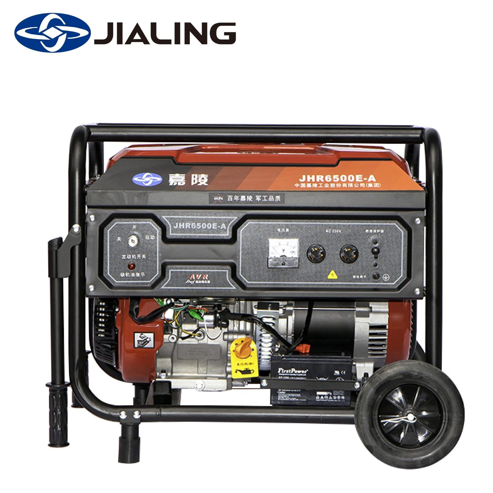 China Gasoline Engine Generator 5kva 5kw Electric Start Portable Gasoline Generator generator 5000 watt With Wheels