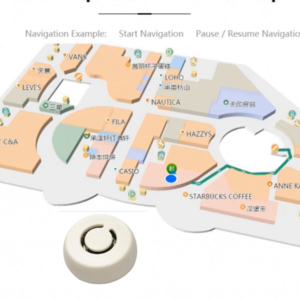 indoor positioning system IoT Bluetooth 5.0 Accelerometer Sensor Beacon for indoor location gateway