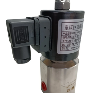 High-Pressure 160bar 16mpa DC24V Stainless Steel Solenoid Valve 1/ 4 Size Normally Close Pilot Compressed Air Valves Genre