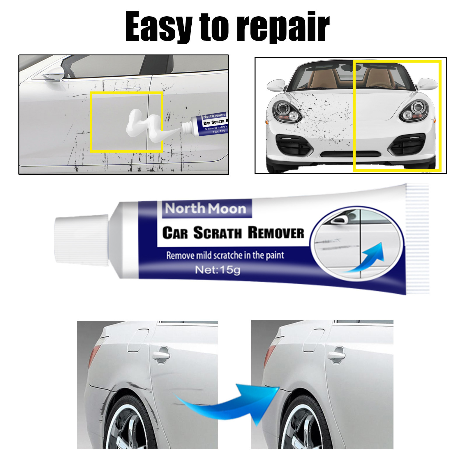 Car Scratch Repair Tool Swirl Remover Auto Scratches paint Repair Polishing Wax Anti Scratch Car Accessories