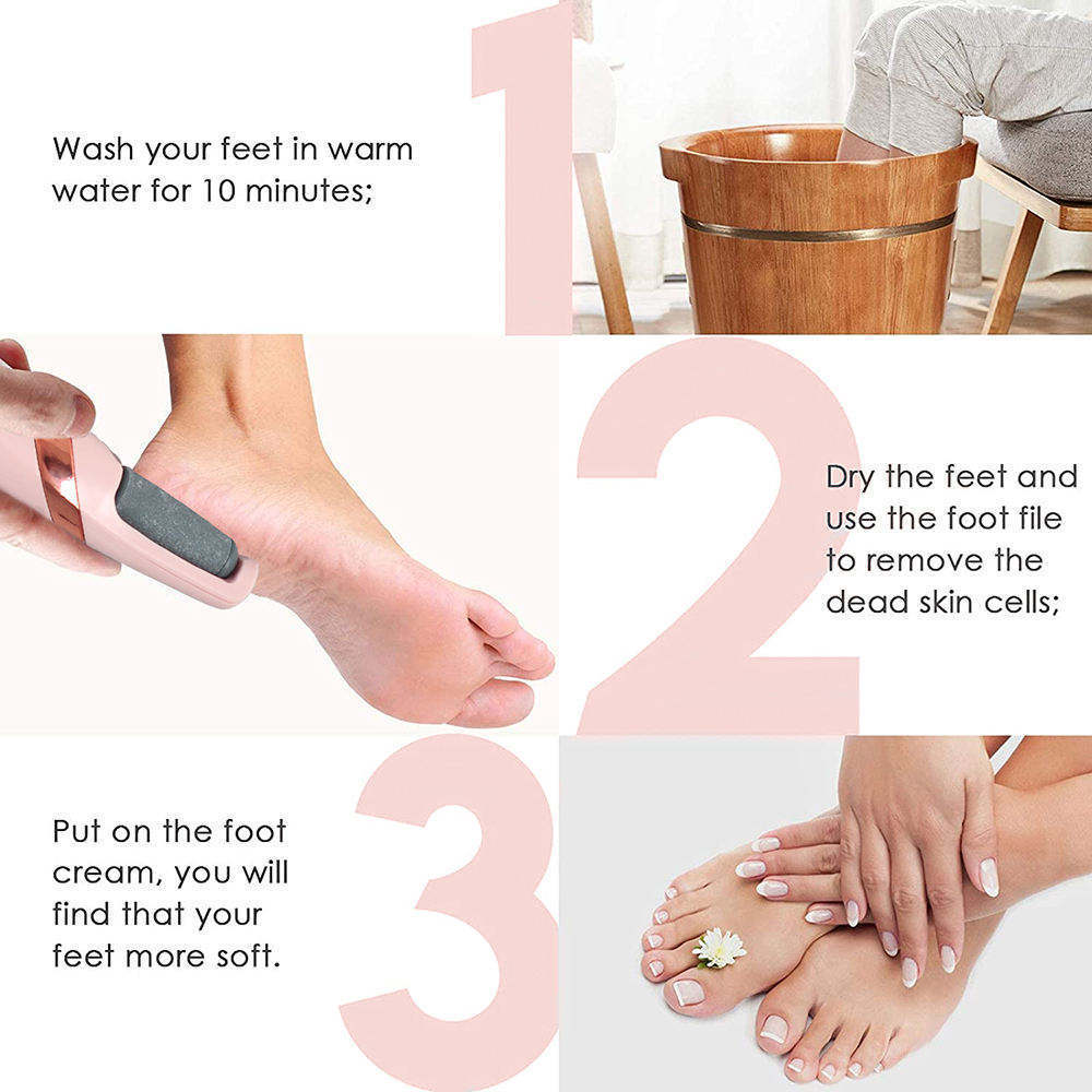 New Foot File Callus Remover Professional Electric Pedicure Tools Skin Care for Heels Grinding Beauty Health Dead Skin Remover