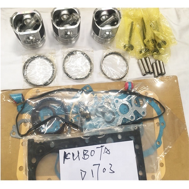 Machinery Engine Parts D1703 Engine Rebuild Kits For Kubota