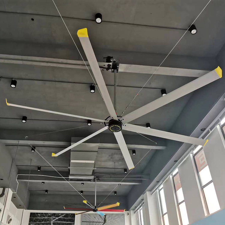 China Super 4 Meters 0.75KW HVLS Ceiling Fan for Hotel Office Gym 13ft hvls fan pmsm