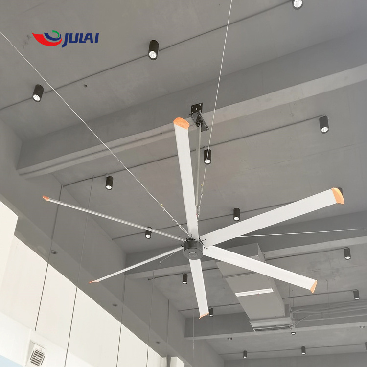 China Super 4 Meters 0.75KW HVLS Ceiling Fan for Hotel Office Gym 13ft hvls fan pmsm