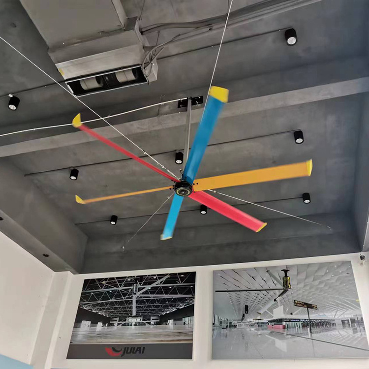 China Super 4 Meters 0.75KW HVLS Ceiling Fan for Hotel Office Gym 13ft hvls fan pmsm