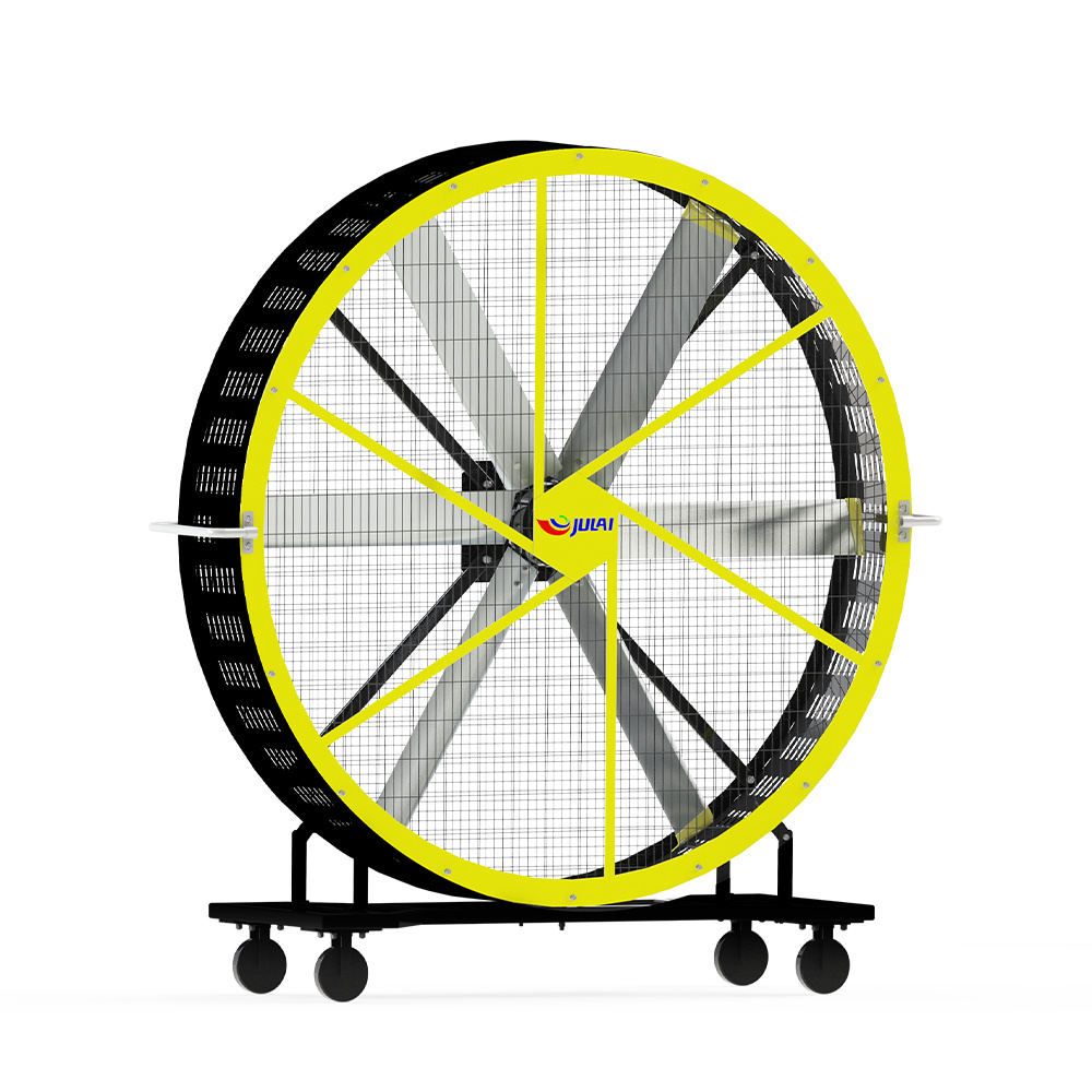 JU LAI 6 ft Heavy-duty mobile fan  2 m Rolling industrial fan