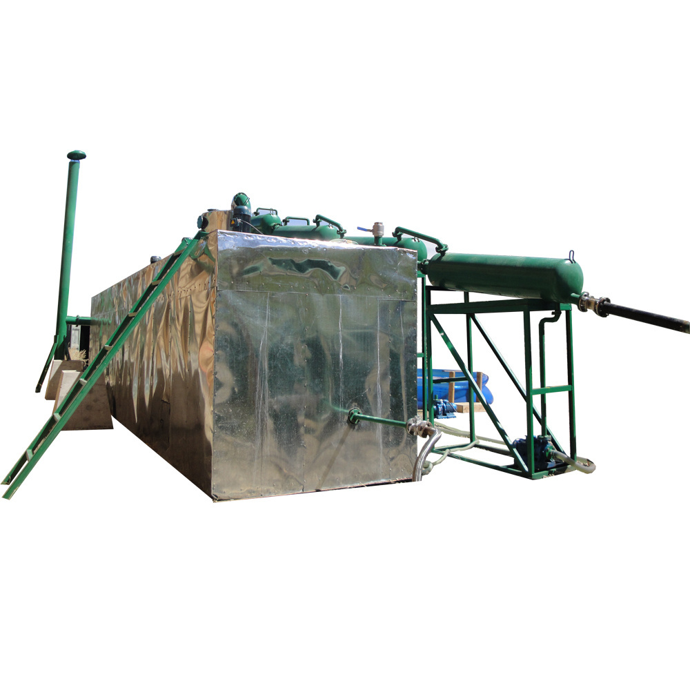 used motor oil refining production line recycle waste engine oil to diesel