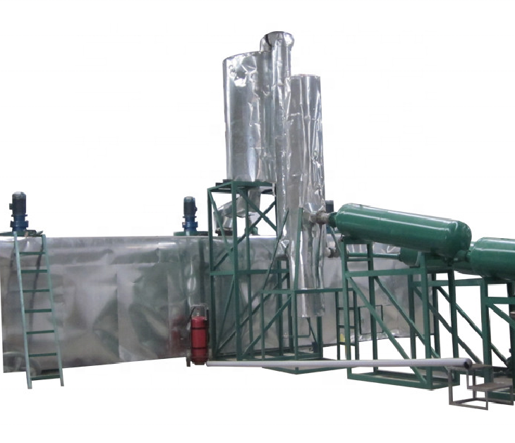 used motor oil refining production line recycle waste engine oil to diesel