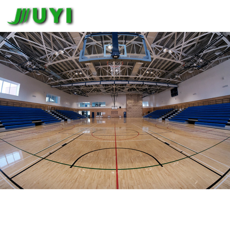 JY-750 factory price retractable seating plastic seat stadium bench telescopic bleacher retractable seat