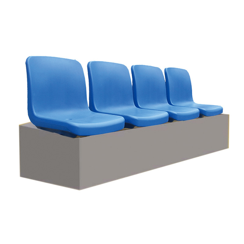 Hot Sell PE Gym Seat plastic stadium esporte sala plastic stadium chair manufacturer BLM-2711