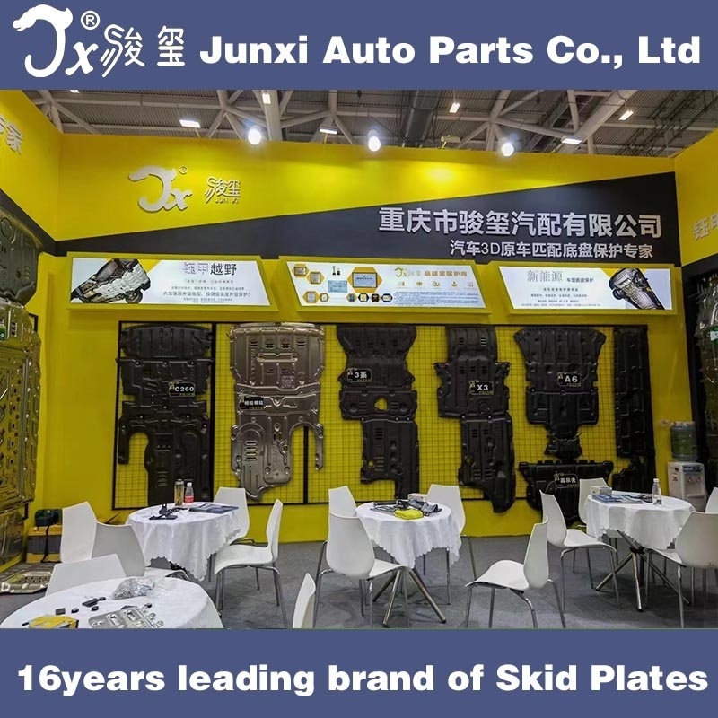 Junxi engine cover skid plates for ford ranger t9 raptor everest t8 F150 bronco isuzu dmax suv pickup accessories spare parts