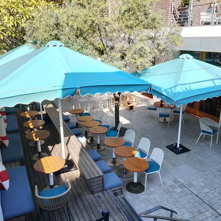 Commercial Public Street Custom Outdoor garden umbrella Hotel Windproof and sunshade parasol Supplier